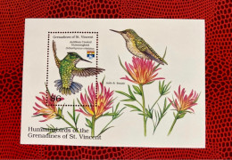 St VINCENT 1992 Bloc 1v Neuf MNH ** YT Mi Sc 911 Pájaro Bird Pássaro Vogel Ucello Oiseau - Segler & Kolibris