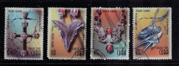 CUBA 2005 SCOTT 4544-4547 CANCELLED - Usati