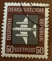 Germany DDR 1957 Airmail 50 Pfg - Used - Gebraucht