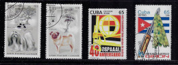 CUBA 2006 SCOTT 4558-4560,4569 CANCELLED - Usados