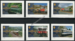 MAN, Isla De/  MAN ELECTRIC RAILWAY 125 ANNIVERSARY -EUROPA 2018 -"BRIDGES "-SET Of 6 STAMPS ADHESIVE - TYPE C / BOOKLET - 2018