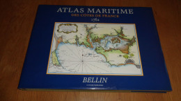 ATLAS MARITIME DES CÔTES DE FRANCE 1764 Bellin Régionalisme Port Marine Ville Navigation Fort Cartographie Carte - Sin Clasificación