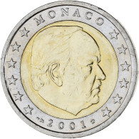 Monaco, Rainier III, 2 Euro, 2001, Paris, SPL, Bimétallique, KM:174 - Monaco