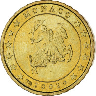 Monaco, Rainier III, 10 Euro Cent, 2002, Paris, SPL, Laiton, KM:170 - Monaco