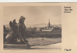 D4027) WIEN -- Blick Auf Wien Vom Belvedere ALT - Belvédère