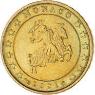 Monaco, Rainier III, 10 Euro Cent, 2001, Paris, SPL, Laiton, KM:170 - Monaco