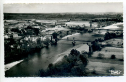 CPA 80 Gard MOUSSAC Près Nimes - Vue Générale Aérienne - Ponts Sur Le Gard - Cachet Hexagonal - Quissac