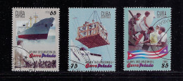 CUBA 2006 SCOTT 4594-4596 CANCELLED - Usados