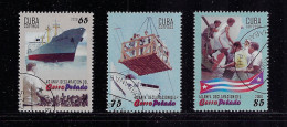 CUBA 2006 SCOTT 4594-4596 CANCELLED - Used Stamps