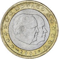 Monaco, Rainier III, Euro, 2001, Paris, SPL, Bimétallique, KM:173 - Monaco