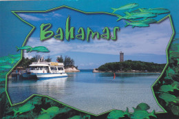 CPA - ROMANTIC VIEW, THE SEA, BOAT - BAHAMAS - Bahamas