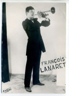 Photo Format Carte (10,5x14,7 Cm) - François LANARET - Trompettiste - Photographie A. Weber - Musique Et Musiciens