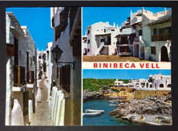 SUB 115 QQ,  Uncirculated Postcard, SPAIN, « BINIBECA VELL (Menorca), Fishing Village - Menorca