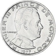 Monnaie, Monaco, Rainier III, Franc, 1977, SUP, Nickel, Gadoury:MC 150, KM:140 - 1960-2001 Nouveaux Francs