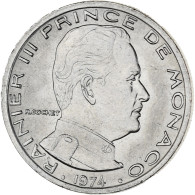 Monnaie, Monaco, Rainier III, Franc, 1974, SPL, Nickel, Gadoury:MC 150, KM:140 - 1960-2001 Nouveaux Francs