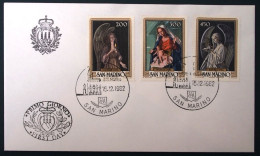 1982 SAN MARINO FDC NATALE WEIHNACHTEN NOEL MARCOPHILIE ART SONDERPRREIS - Collections (sans Albums)