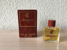 D’Eminence EDT 4 Ml - Miniatures Womens' Fragrances (in Box)