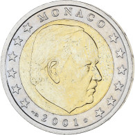 Monaco, Rainier III, 2 Euro, 2001, Paris, SUP, Bimétallique, Gadoury:MC179 - Monaco