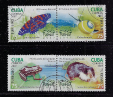 CUBA 2007 SCOTT 4783-4784 CANCELLED - Used Stamps