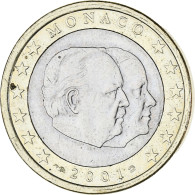 Monaco, Rainier III, Euro, 2001, Paris, SPL, Bimétallique, KM:173 - Monaco