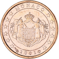 Monaco, Rainier III, Euro Cent, 2001, Paris, SPL, Cuivre Plaqué Acier, KM:167 - Monaco