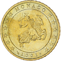 Monaco, Rainier III, 50 Euro Cent, 2001, Paris, SPL, Laiton, KM:172 - Monaco