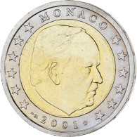 Monaco, Rainier III, 2 Euro, 2001, Paris, SUP, Bimétallique, Gadoury:MC179 - Monaco