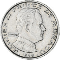 Monaco, Rainier III, Franc, 1968, SUP, Nickel, Gadoury:MC 150, KM:140 - 1960-2001 Nouveaux Francs