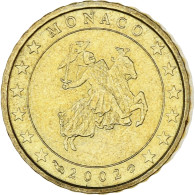 Monaco, Rainier III, 10 Euro Cent, 2002, Paris, SUP, Laiton, Gadoury:MC175 - Monaco