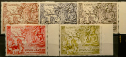 R2253/579 - 1956 - LAOS - BOUDDHA - SERIE COMPLETE - N°49 à 53 NEUFS* BdF (N° MICHEL) - Laos