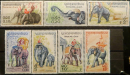 R2253/586 - 1958 - LAOS - TRES BELLE SERIE (COMPLETE) - N°44 à 50 NEUFS** - Laos