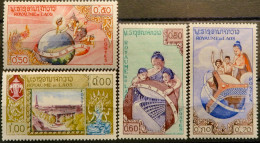 R2253/587 - 1958 - LAOS - UNESCO - SERIE COMPLETE - N°51 à 54 NEUFS* - Laos