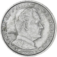 Monaco, Rainier III, Franc, 1968, TTB, Nickel, Gadoury:MC 150, KM:140 - 1960-2001 Nieuwe Frank
