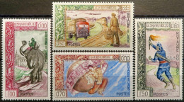 R2253/593 - 1962 - LAOS - TRES BELLE SERIE (COMPLETE) - N°82 à 85 NEUFS* - Laos