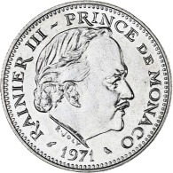 Monnaie, Monaco, Rainier III, 5 Francs, 1971, SUP, Cupro-nickel, Gadoury:MC 153 - 1960-2001 Francos Nuevos