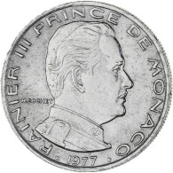 Monnaie, Monaco, Rainier III, Franc, 1977, SUP, Nickel, Gadoury:MC 150, KM:140 - 1960-2001 Francos Nuevos