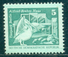 1980 Pelican,Pelikan,ZOO-Tierpark Berlin,DDR,2483,MNH - Pélicans