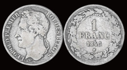 Belgium Leopold I 1 Frank 1843 - 1 Frank