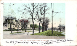 6-9-2023 (4 T 24) USA (very Old) New Orleans (St Chares Avenue) Posted To France 1904 - New Orleans