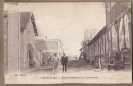 CPA 95 - SURVILLIERS - Entrée Principale De La Cartoucherie - TB Intérieur USINE INDUSTRIE ANIMATION Puvriers Personnel - Survilliers