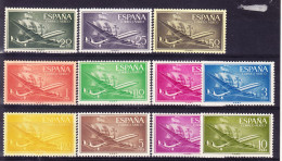 ESPAGNE, YT PA 206/76 ** MNH. 1955/6 (8B541) - Unused Stamps