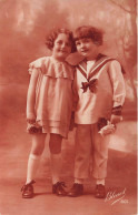 ENFANT - Portraits - Deux Enfants Habillés En Marins -  Carte Postale Ancienne - Portraits