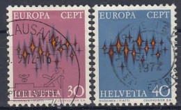 SWITZERLAND 969-970,used,falc Hinged - 1972