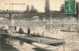 FRANCE - Loire - Perreux - Plage - Carte Postale Ancienne - Roanne