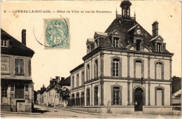 CPA LORREZ-le-BOCAGE Rue De Montereau - Hotel De Ville (1329918) - Lorrez Le Bocage Preaux