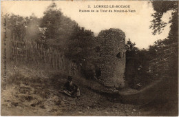 CPA LORREZ-le-BOCAGE Ruines De La Tour Du Moulin-a-Vent (1329933) - Lorrez Le Bocage Preaux