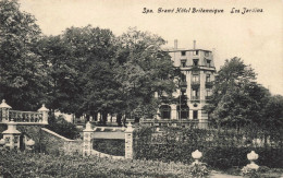 BELGIQUE - Spa - Grand Hôtel Britannique - Les Jardins -  Carte Postale Ancienne - Spa