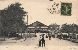 France  - Brest - La Gare - Animé - Imp. Phot. Neurdein Et Cie - Carte Postale Ancienne - Brest