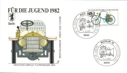 BERLIN FDC 1982 VOITURE DAIMLER 1889 - 1981-1990