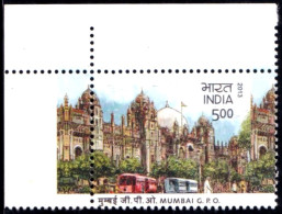 MUMBAI GPO BUILDING - ERROR - PERFORATION DRAMATICALLY SHIFTED- INDIA-MNH-IE-92 - Varietà & Curiosità